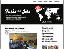 Tablet Screenshot of forksandjets.com